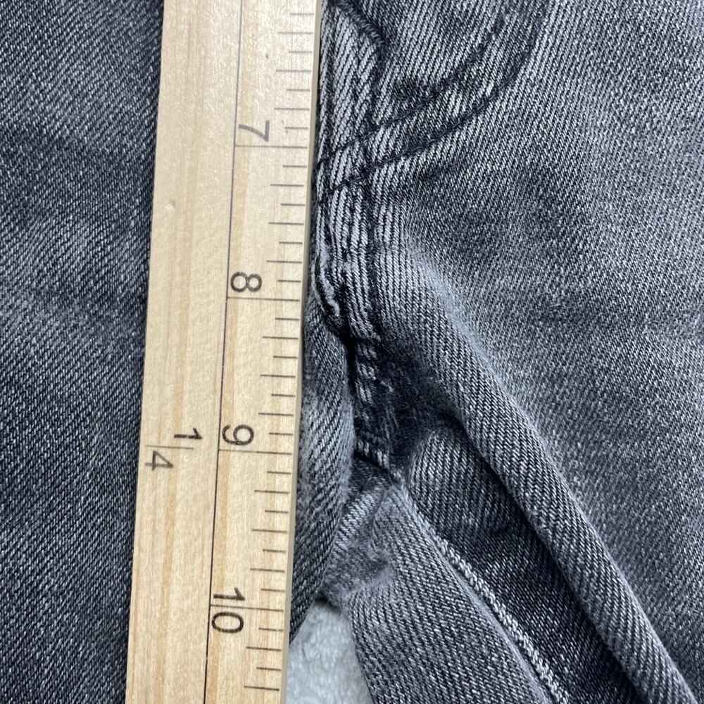 American Eagle Jeans Mens 29x30 Grey Slim Straight Flex Grunge - Picture 6 of 7